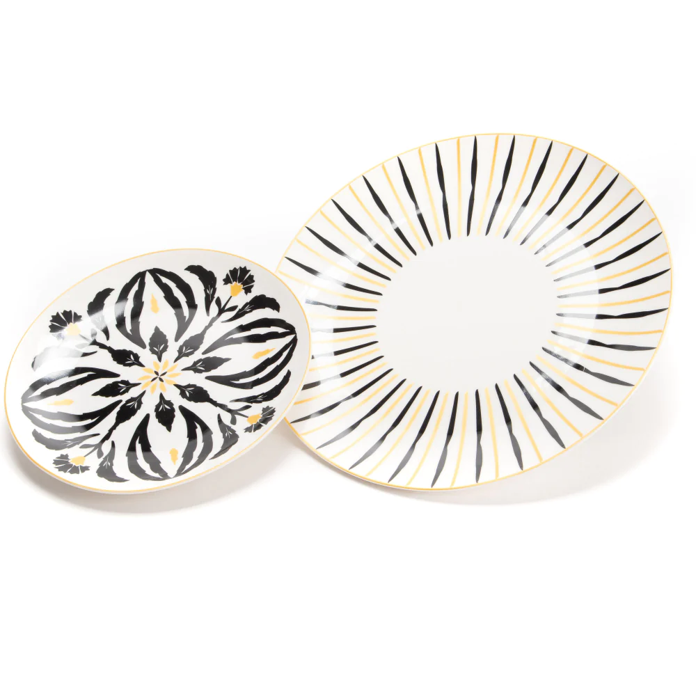Coffret 6 assiettes à dessert Alix Amadeus