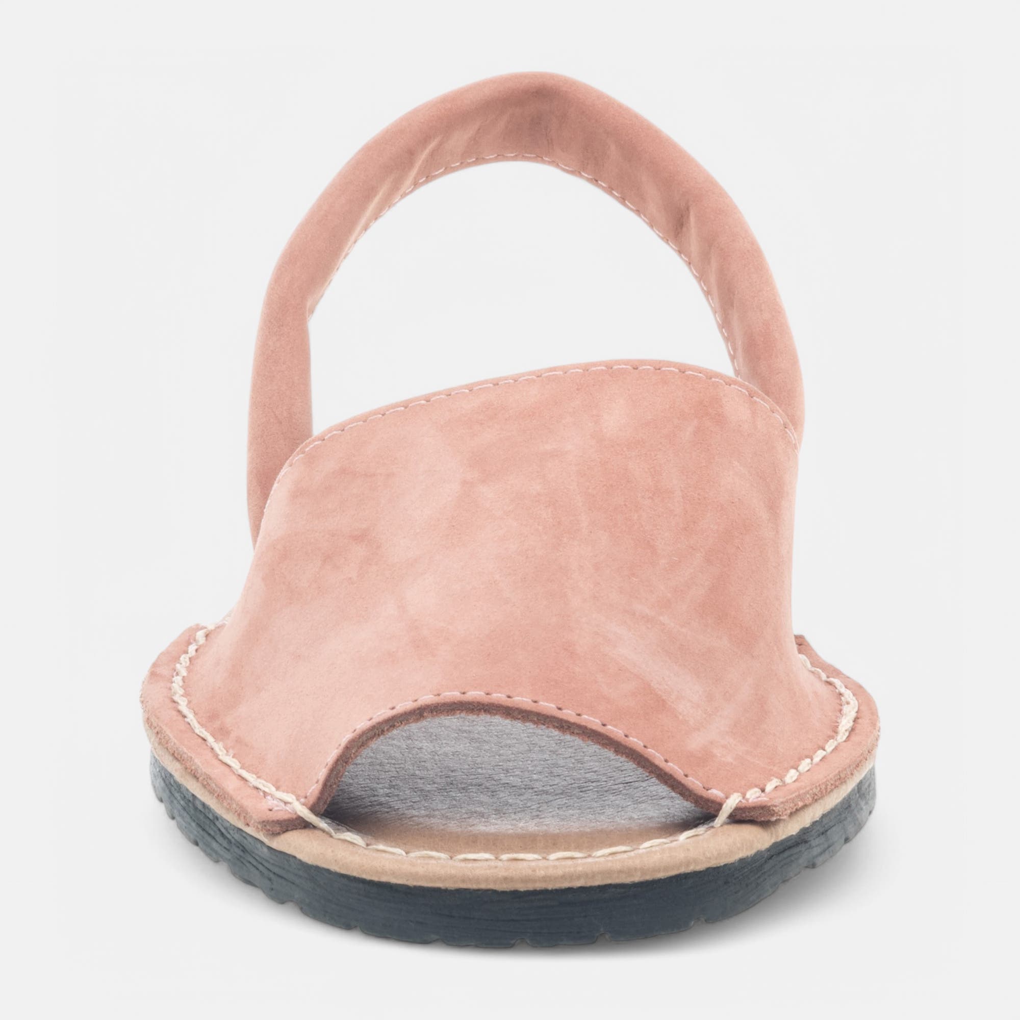 Sandales Femme en cuir rose