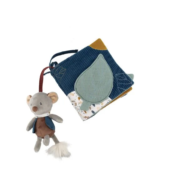 Au fil de l'eau Livre d'activités en tissu   Indigo        de               Domiva