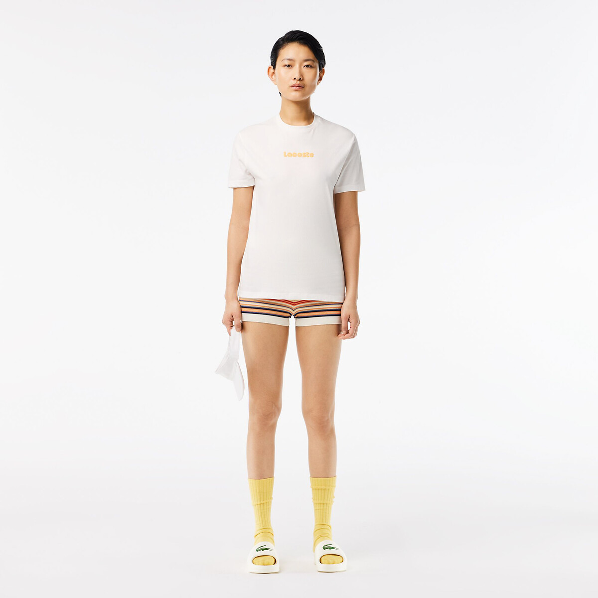 LACOSTE<br>Camiseta de manga curta, modelagem regular