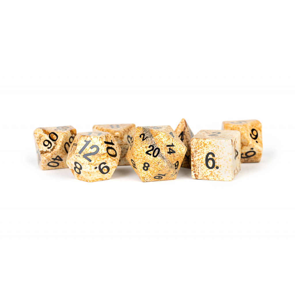 Set de 7 Dés JDR - Pierres
