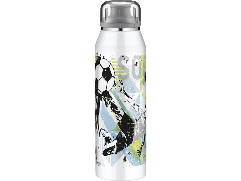 Alfi Thermosflasche Kids Goal 500 ml, Weiss Isolierflasche