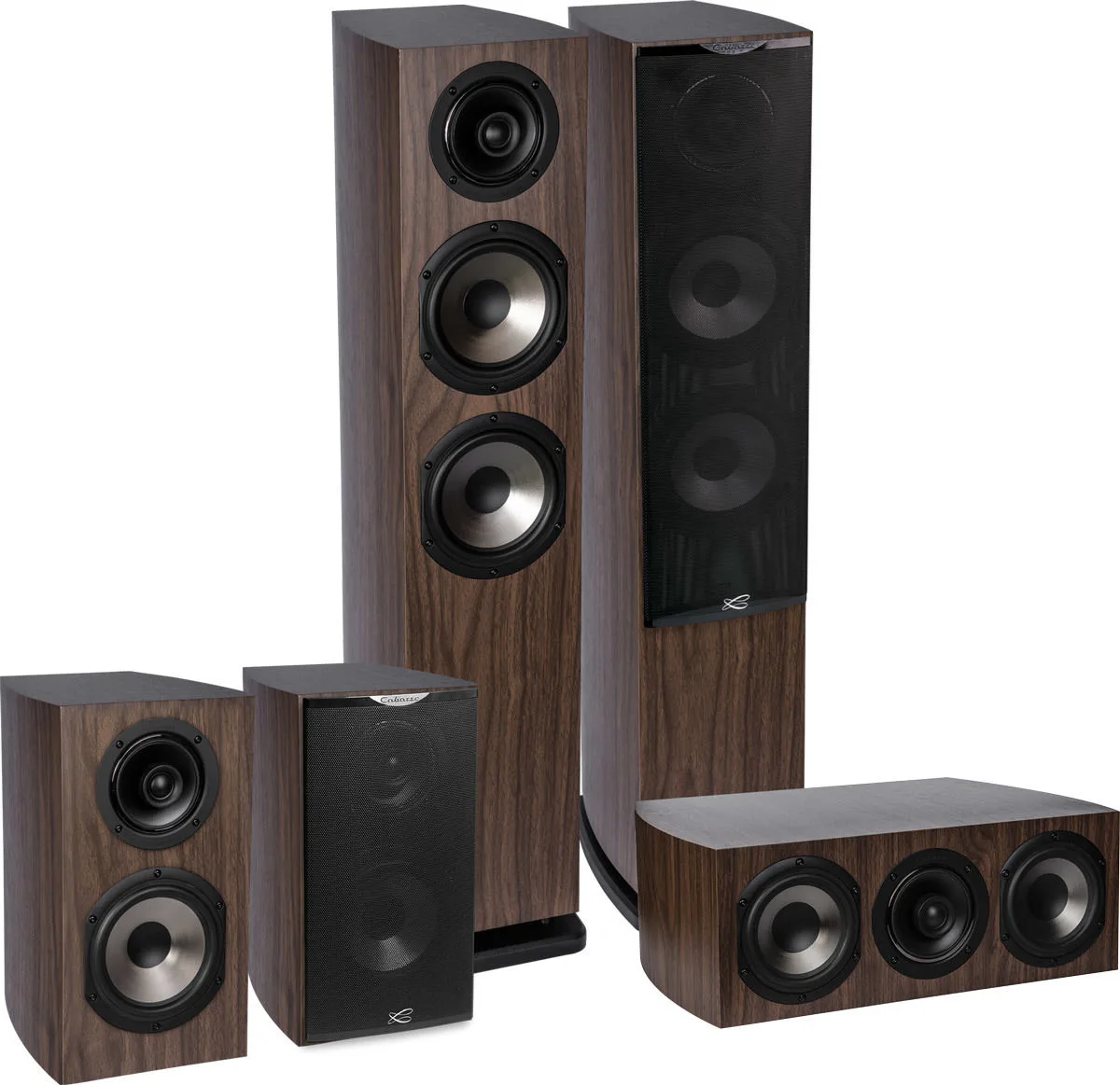 Pack d'enceintes home-cinéma Cabasse MC170 Jersey System Chêne foncé Packs enceintes grand spectacle