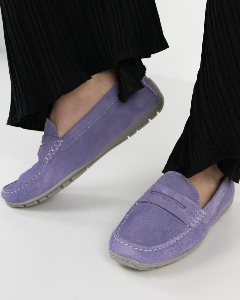 Sioux Carmona Velour Mocassins & loafers  - paars