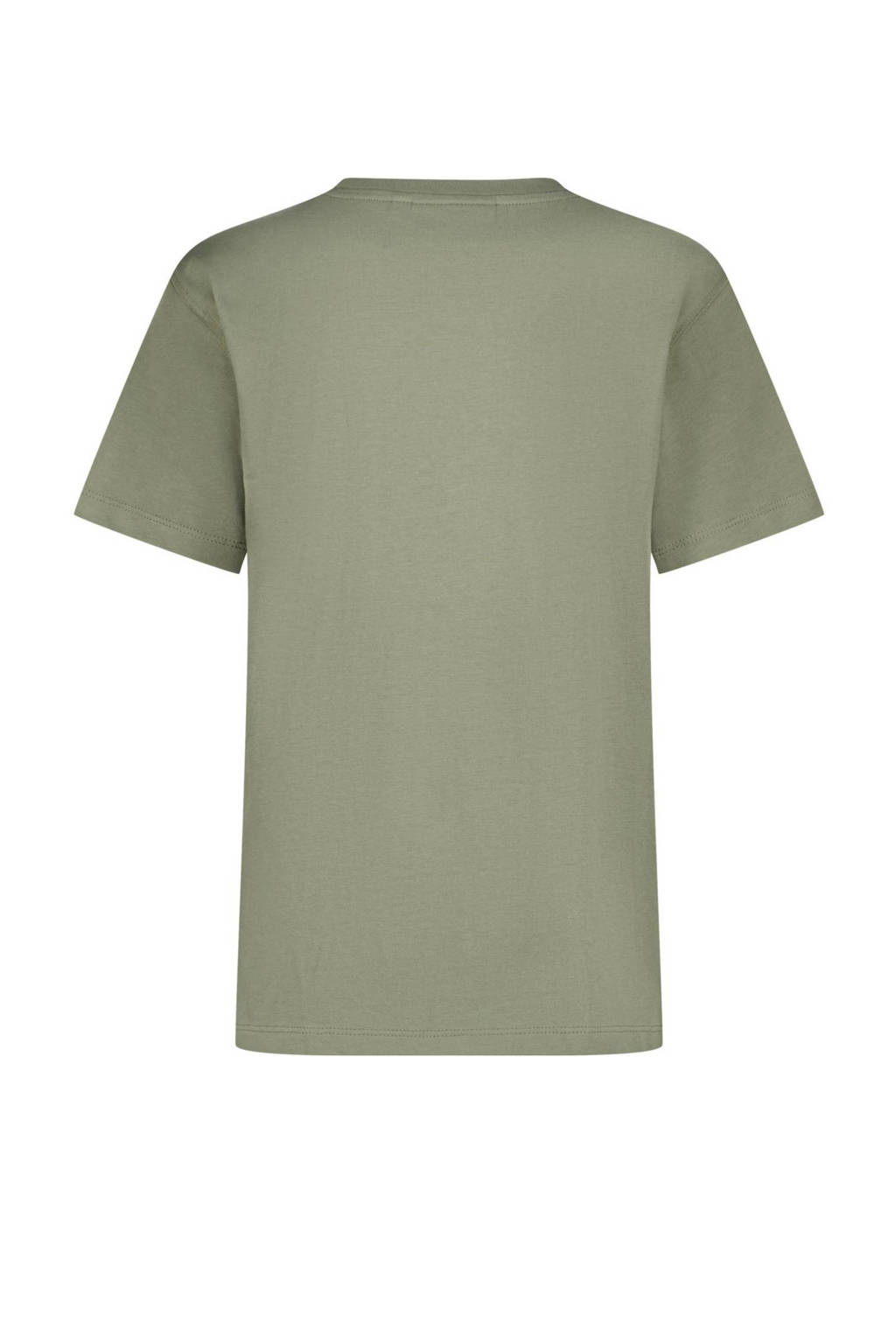 Vingino T-shirt Hon met logo olijfgroen