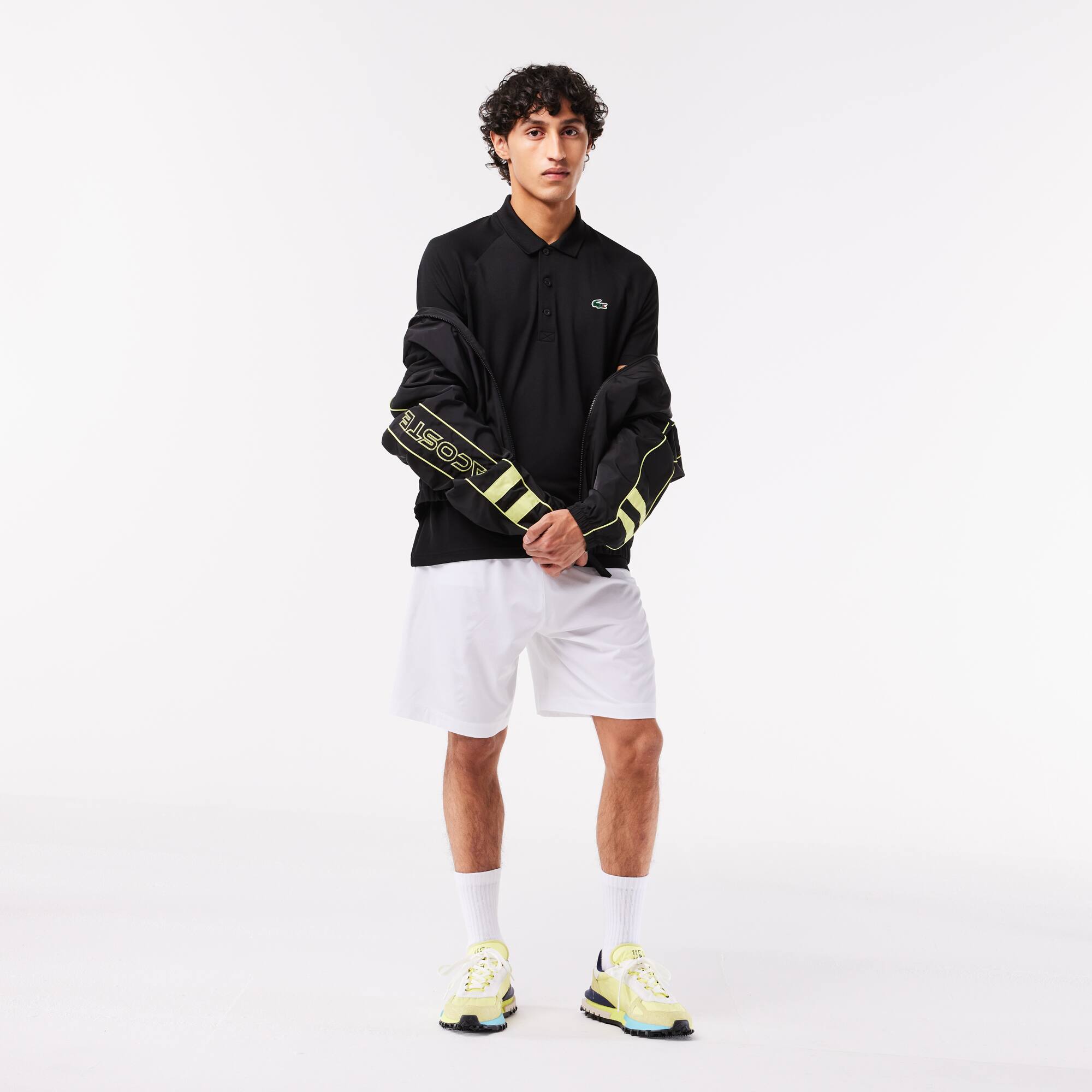 Sneakers Elite Active homme textile avec marquage Sneakers - Vert - Lacoste - Homme