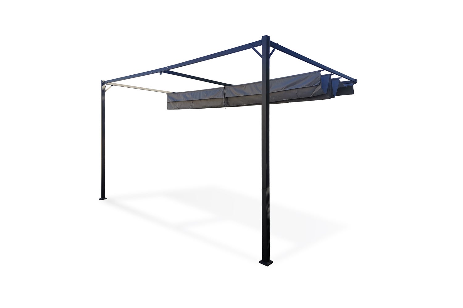 Pergola NOOSA 400L300 Lichtgrijs Wandmontage