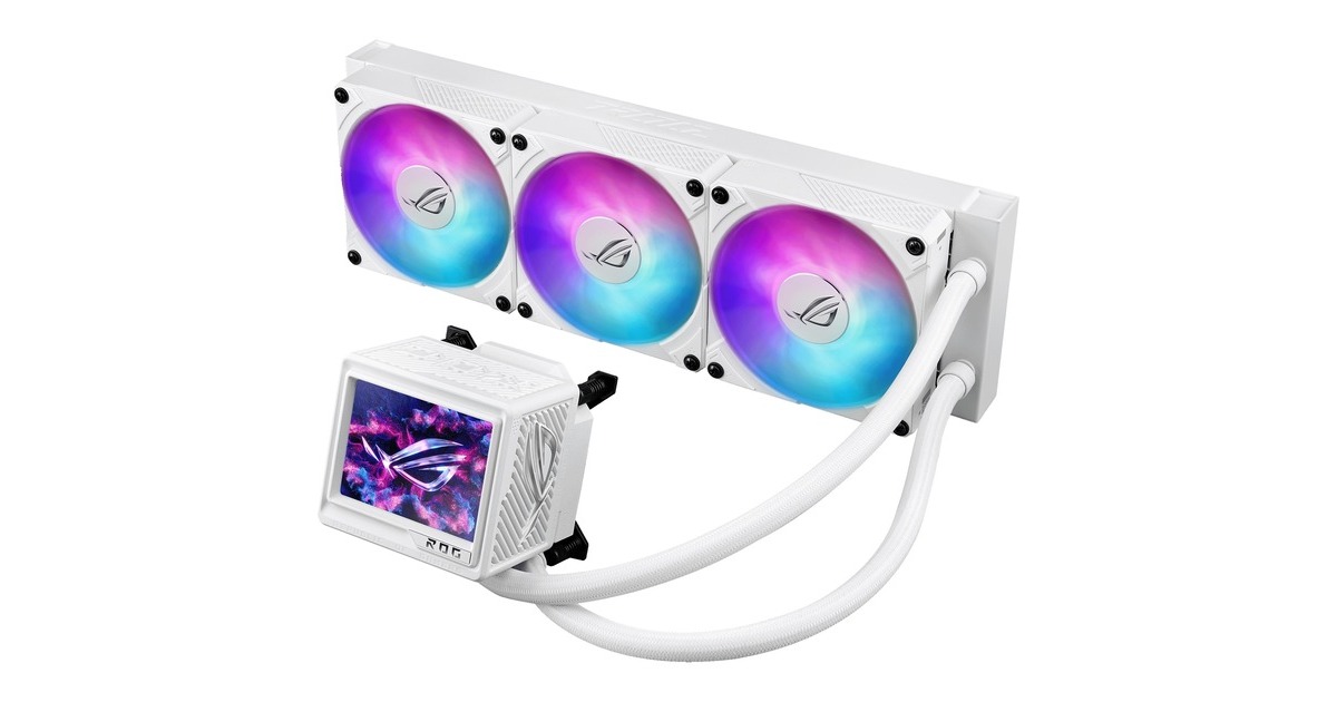 ASUSROG Ryujin III 360 ARGB Extreme White edition waterkoeling  (Wit)