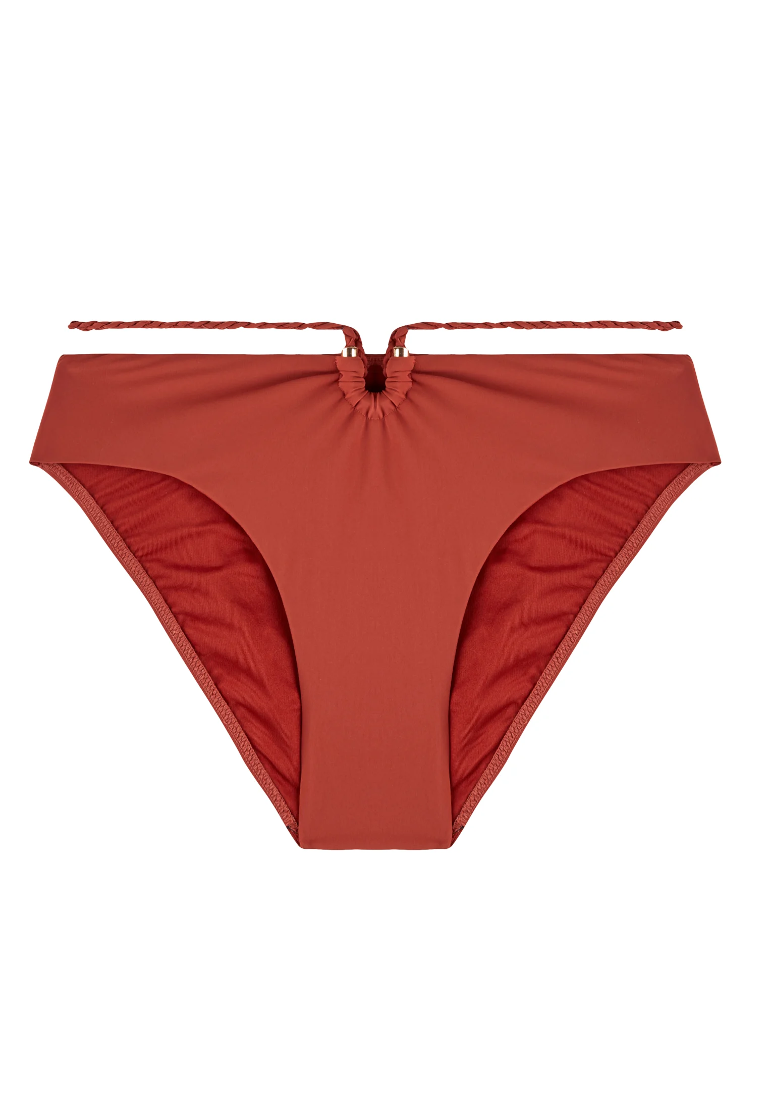 SUMMER JOURNEY - Bas de maillot de bain culotte taille haute | Rouge