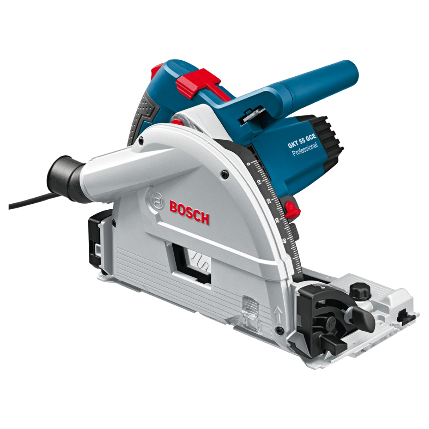 Bosch GKT 55 GCE invalcirkelzaagmachine in L-Boxx - 1400W - met geleiderail
