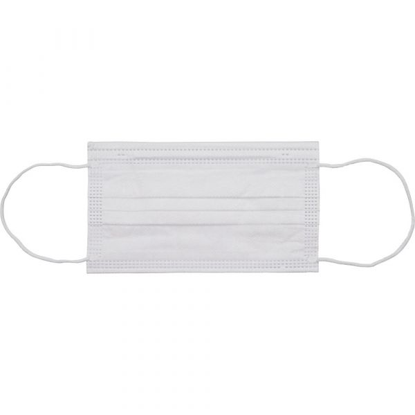 Kaiser kraft Máscaras Descartáveis (embalagem de 50 1200 Unidades), Velo de 3 Camadas, Branco, Embalagem de 500 Unid. Branco