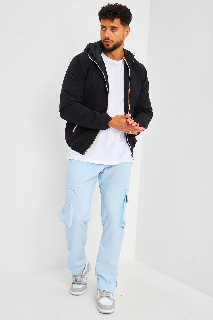 Blouson à capuche noir