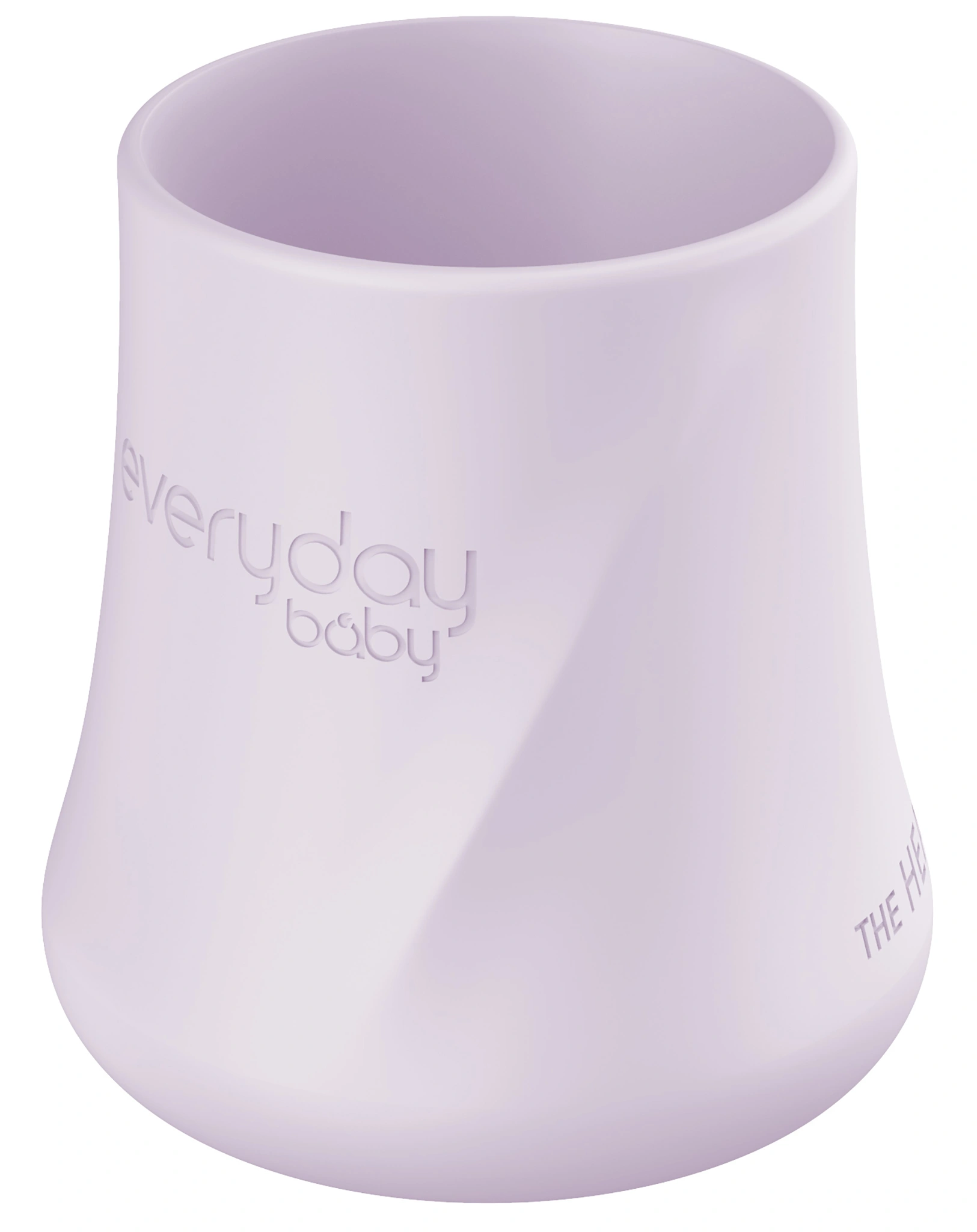 Silikon-Becher EVERYDAY BABY - DRINK & LEARN 2er Set in lila