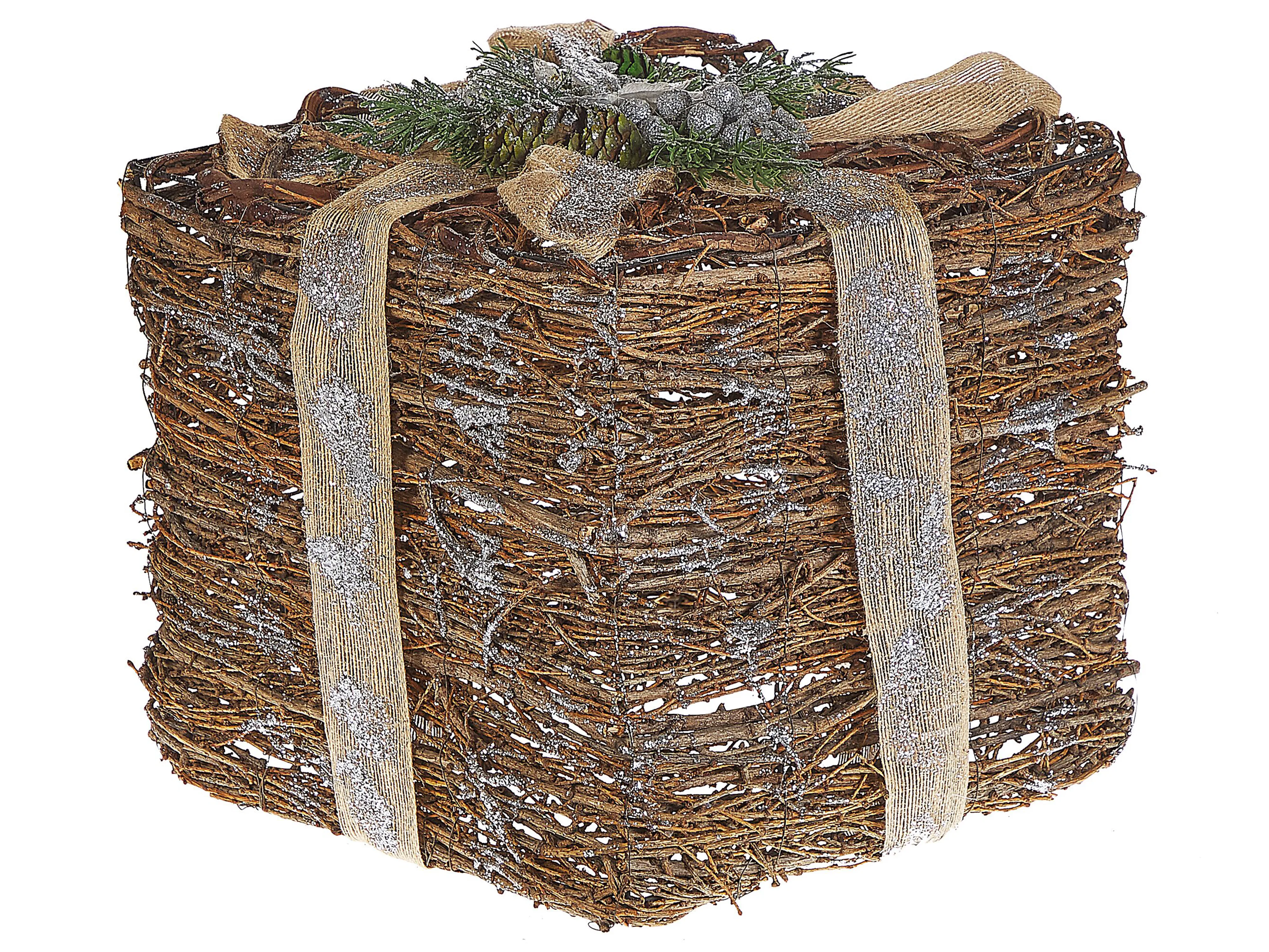 Set van 2 kerstdecoraties INARI Kerstcadeaus 28/21 cm Zilver