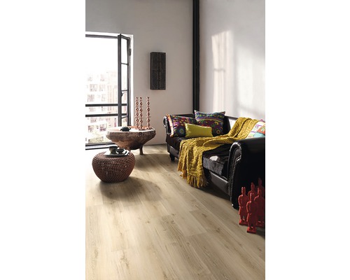 Vinylvloer, eiken natuur, landhuisplank, klikverbinding, 1207 x 216 x 9,4 mm