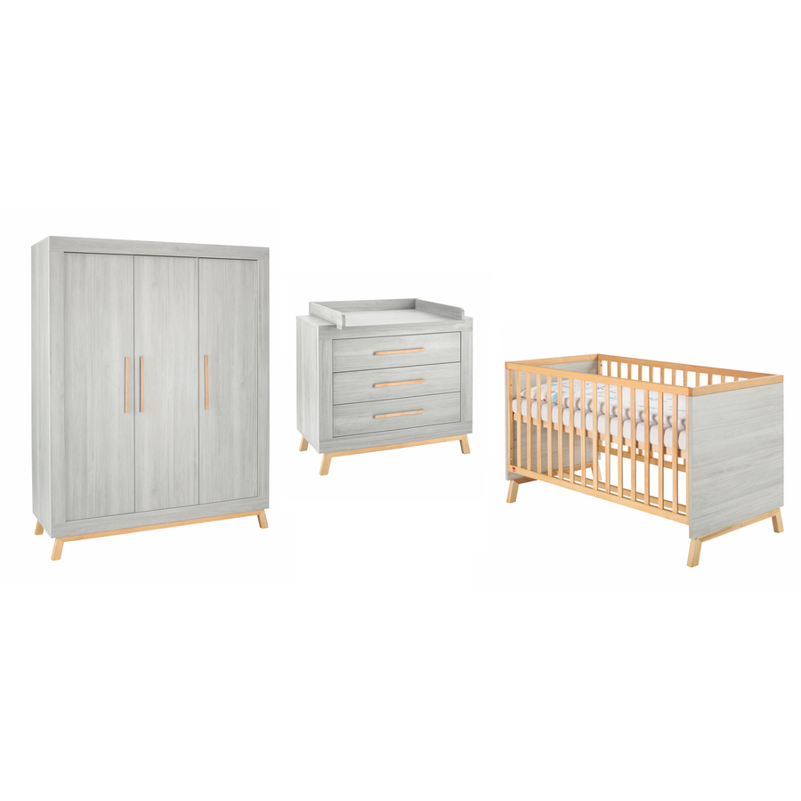Schardt Kinderzimmer Set 3-türig Miami Grey