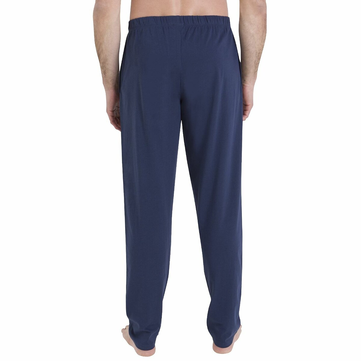 ATENA<br>Pijama comprido de algodão, gola de camisa