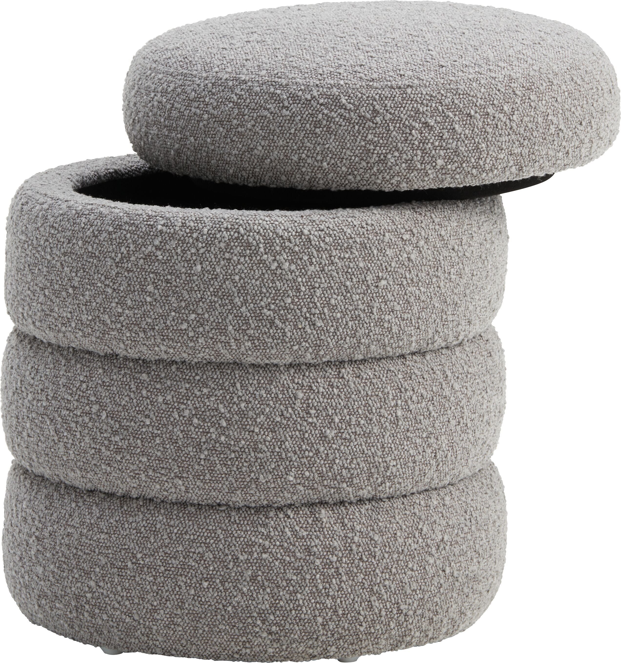 LIYA Hocker - Anthrazit / H: 47.0 cm