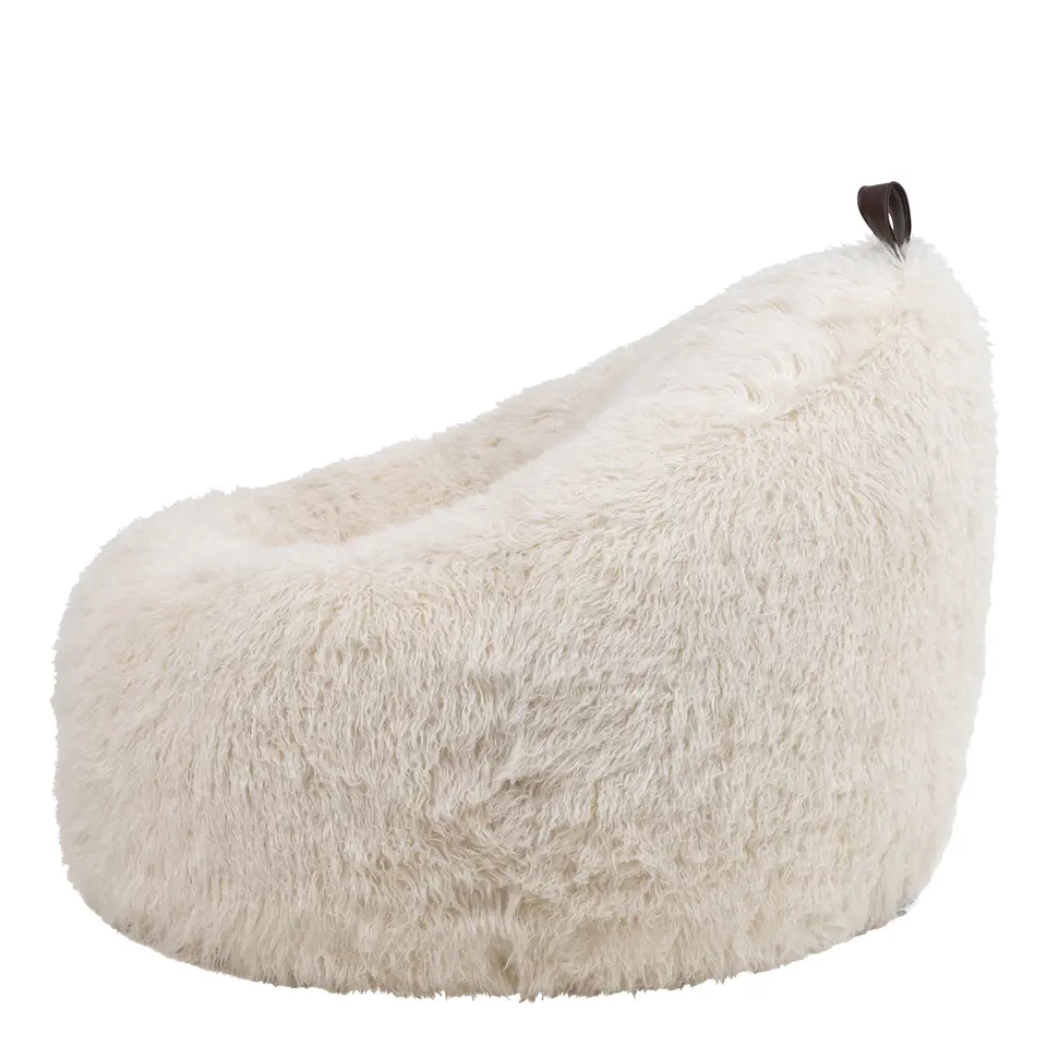 icon Zitzak Cocoon - Zitzak van Imitatiebont - Wit