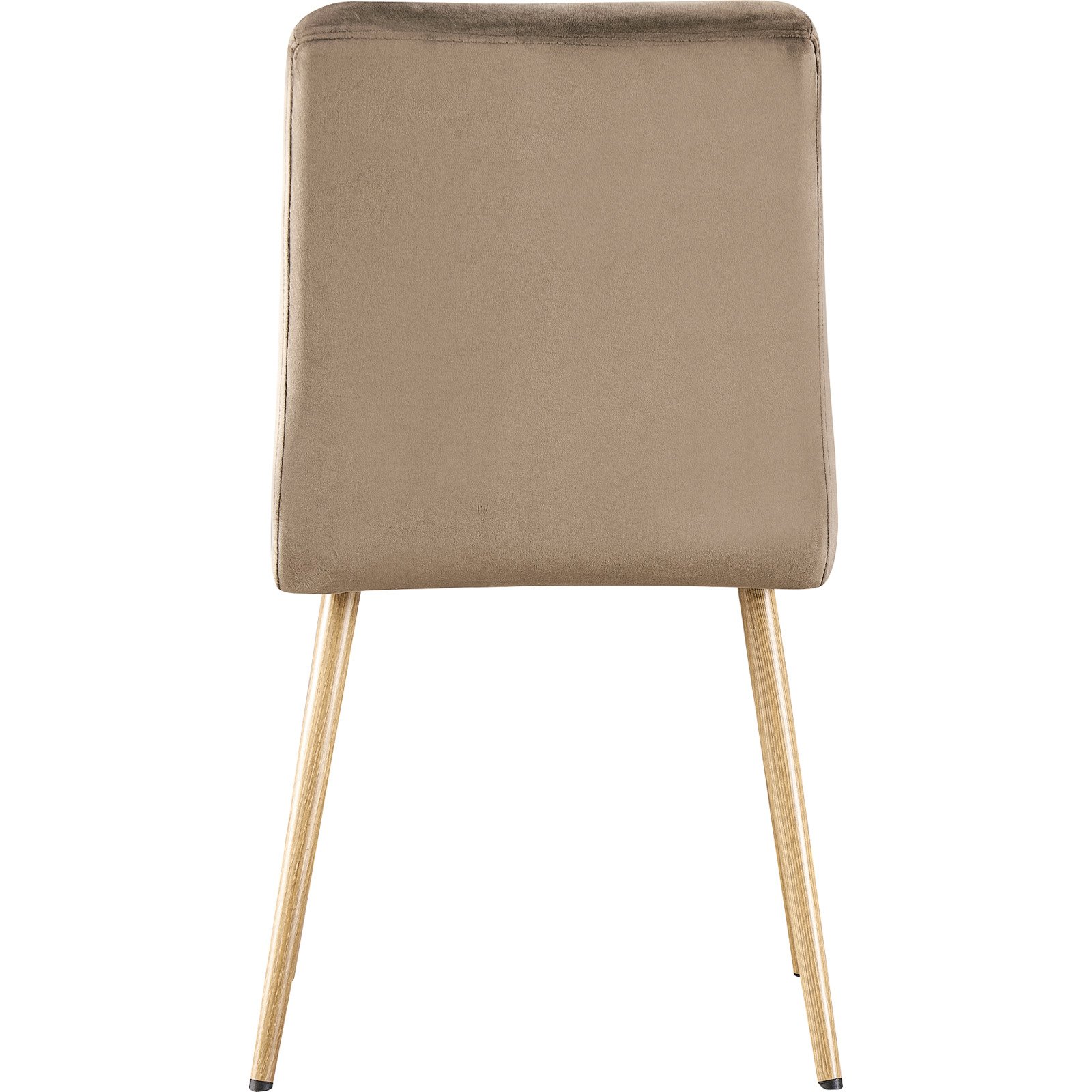 Polsterstuhl Diana Samtvelours braun