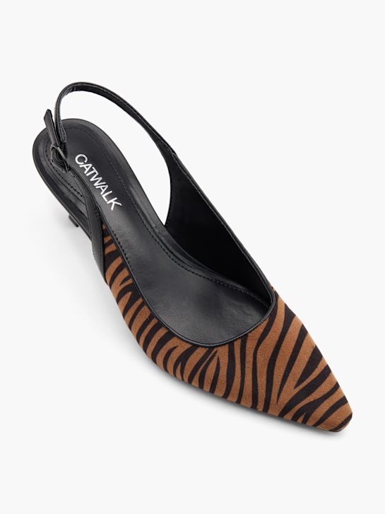 Catwalk Slingpumps Braun