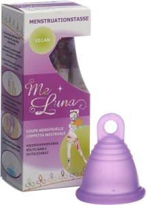 Me Luna Menstruationstasse Classic Shorty L violett