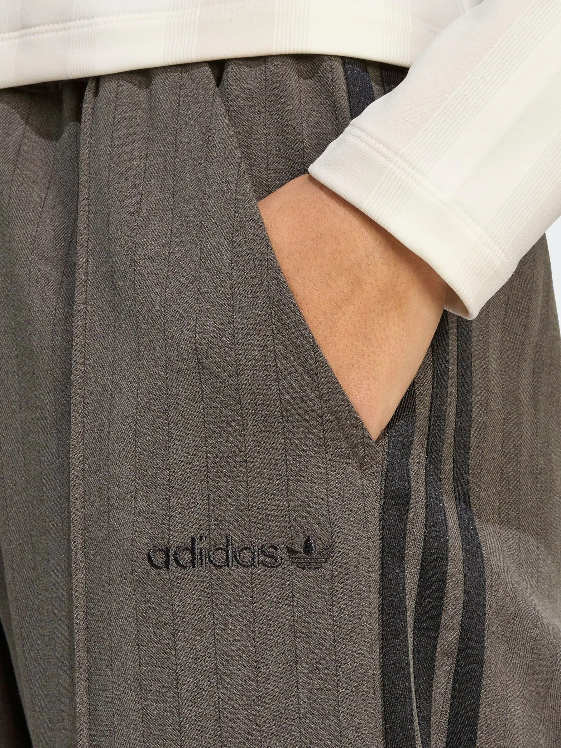 Bruin - Adidas Originals Tailored 3-Strepen Broek