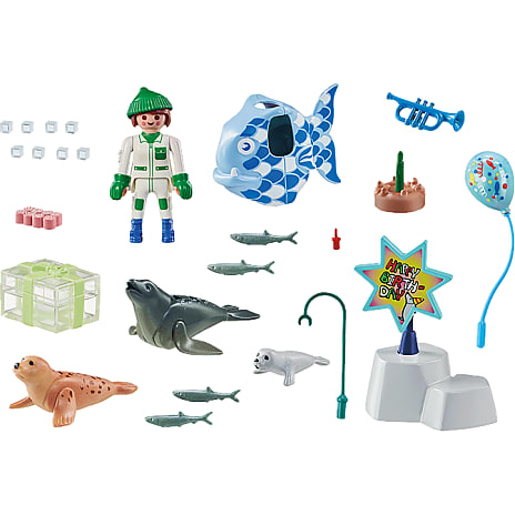 Playmobil dyrepasser med dyr 71448