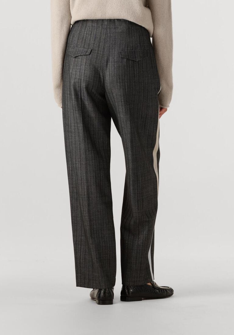 donkergrijze luisa cerano pantalon 628847/3790