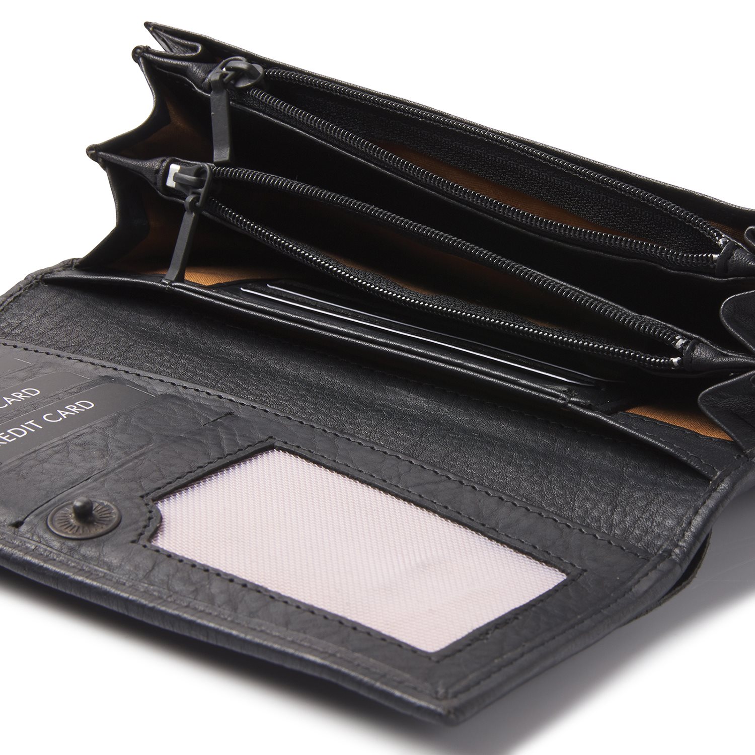 dR Amsterdam Tampa Damesportemonnee black