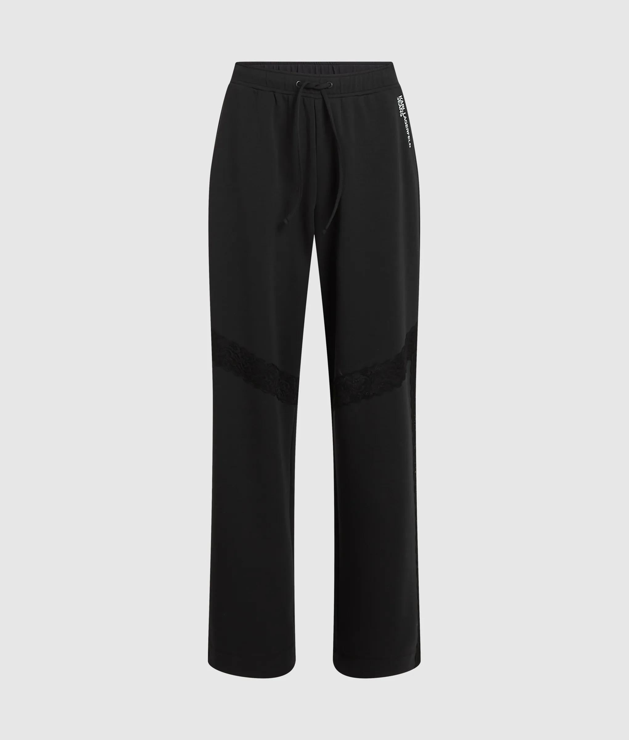 Kanten detail joggingbroek