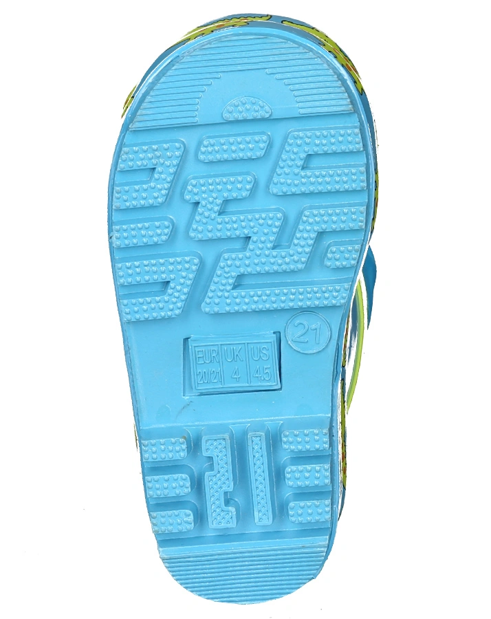 Gummistiefel KROKODIL in blau/grün