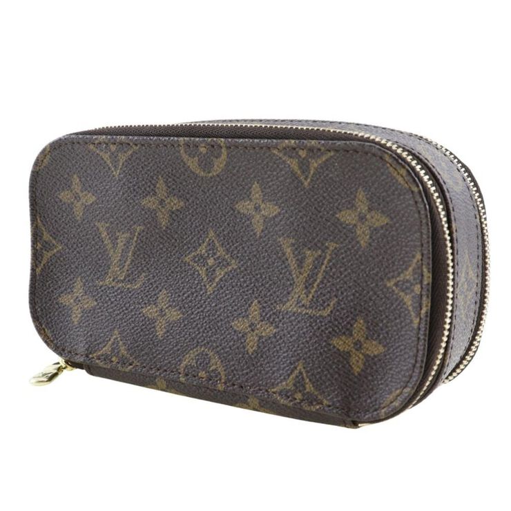 Louis Vuitton Vintage Louis Vuitton Cosmetic Pouch Brown