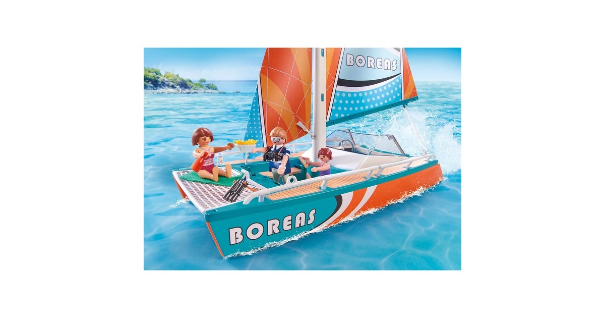 PLAYMOBILFamily Fun - Catamaran Constructiespeelgoed  (71043)
