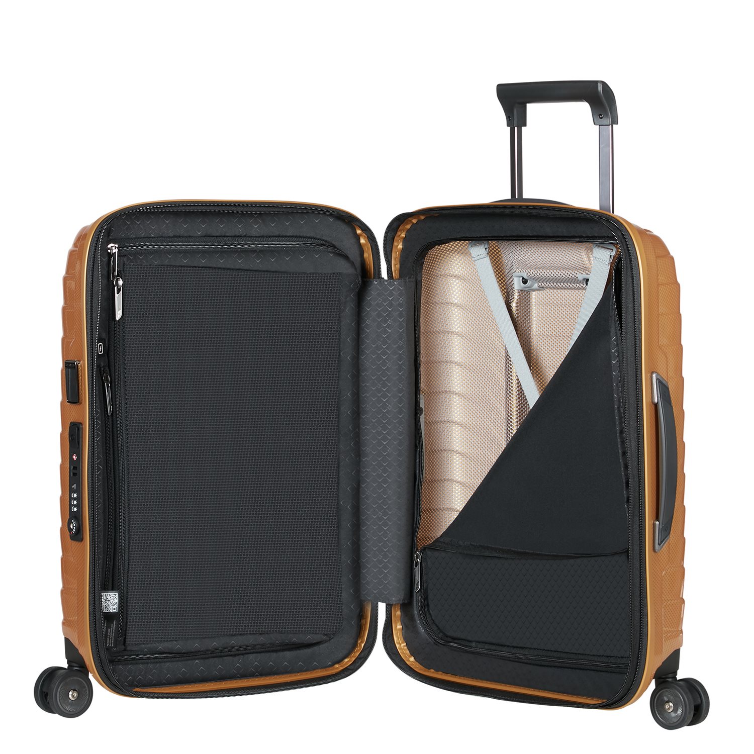 Samsonite Proxis Spinner 55 Expandable honey gold