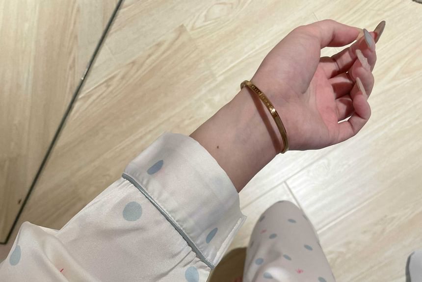 GOUB - Gestippelde pyjamaset