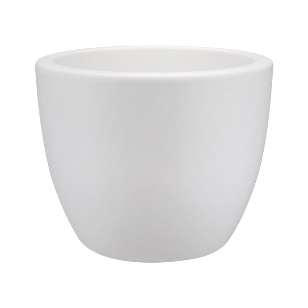 UTEPOTTE ELHO PURE SOFT ROUND 50CM MED HJUL HVIT