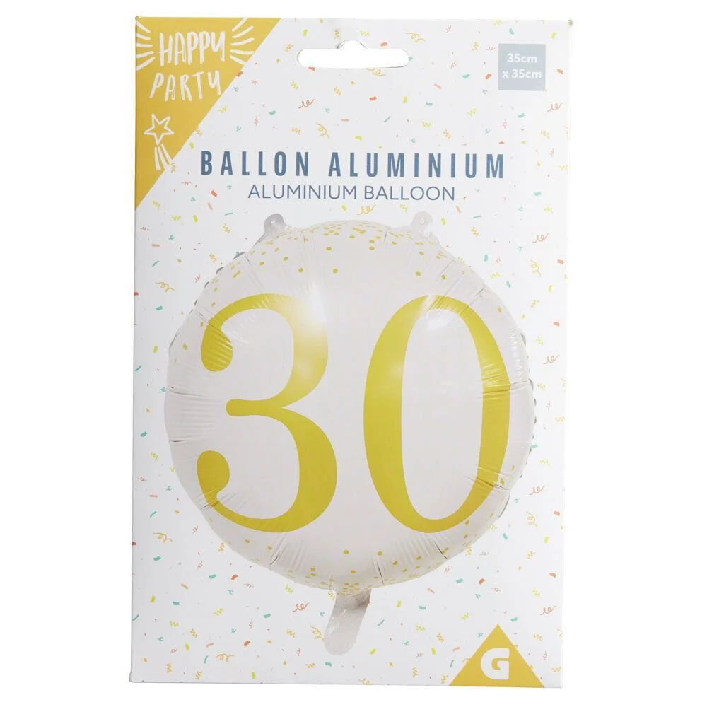 Ballon alu 30 ans Ø46cm