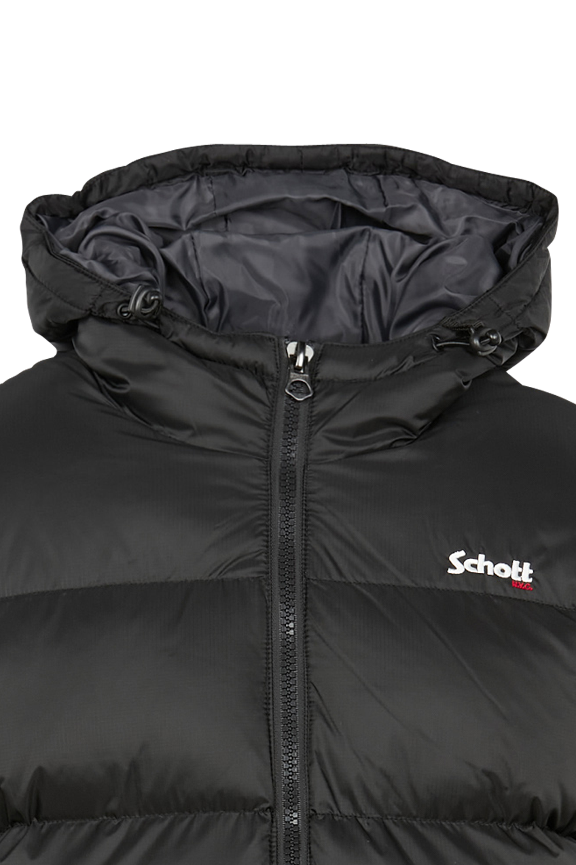 SCHOTT Doudoune avec capuche IDAHO2 Noir