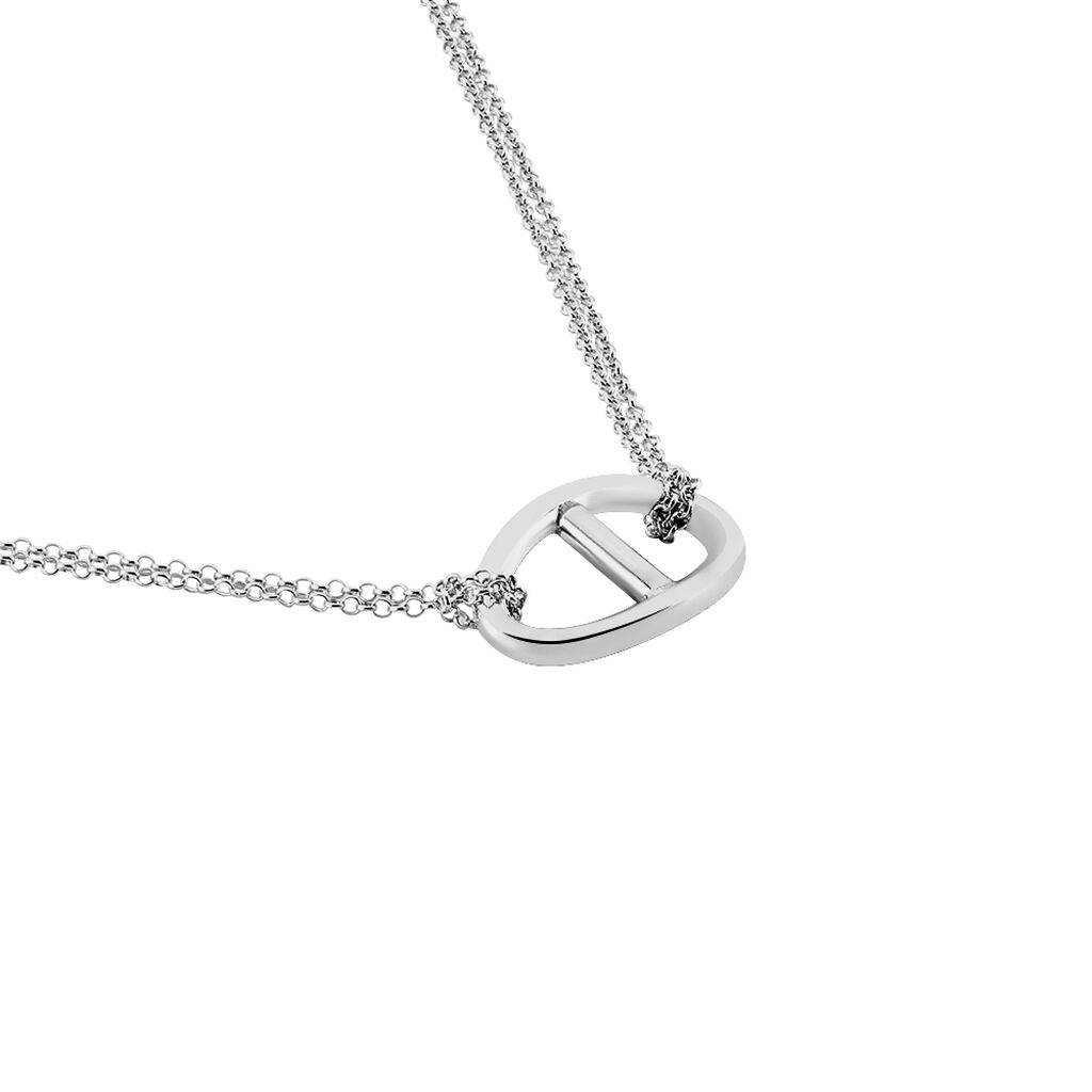 Collier Abdon Argent Blanc