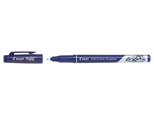 Fineliner Frixion, 4-pack, Svart/Grønn/Blå/Rød, Pilot