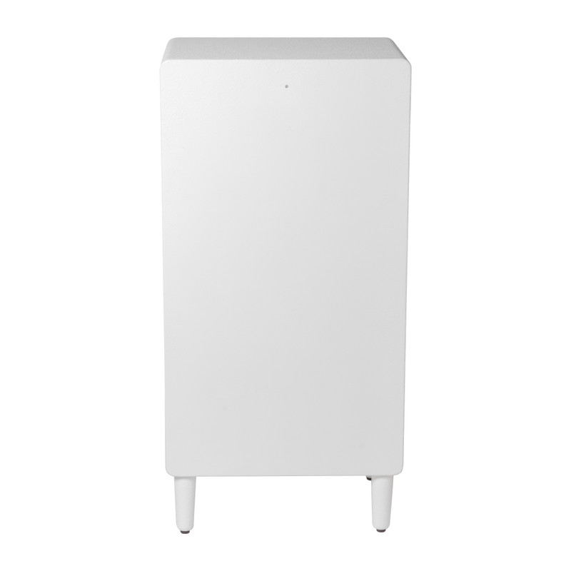 2 vakkenkast Zaha organic met deur - MDF - wit - 94x46x35 cm