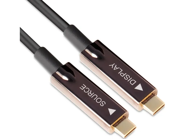 [OUTLET] - Club 3D - USB-kabel - 24 pin USB-C (han) til 24 pin USB-C (han) - USB 3.2 Gen 2 - 20 m - Active Optical Cable (AOC)