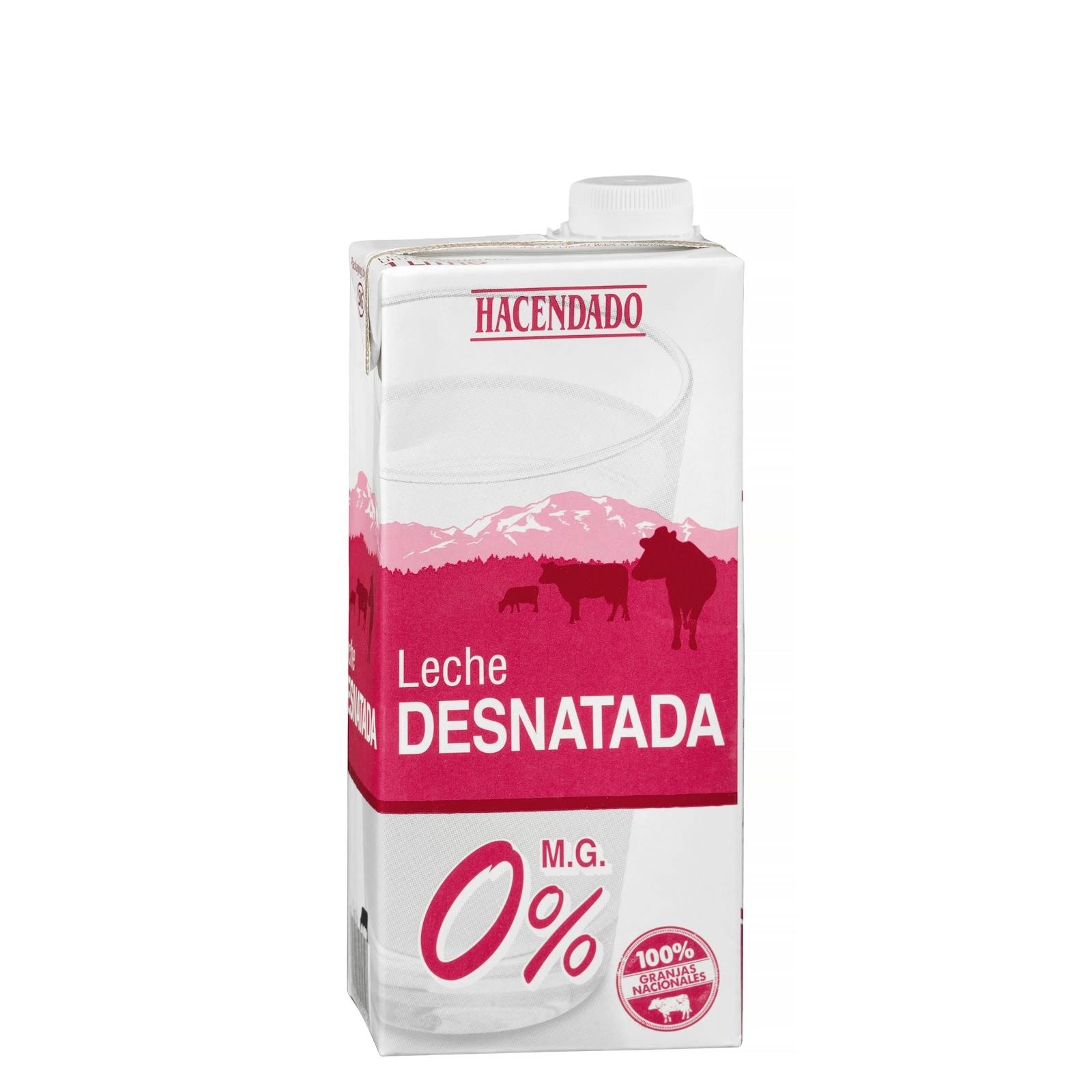 Lait écrémé Hacendado