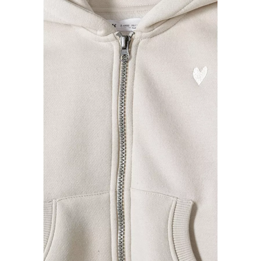MINOTI Sweatjacke Steingrau