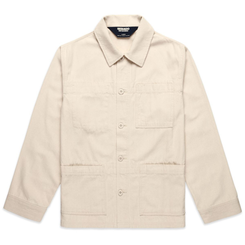 DORR CANVAS Beige Gresso-MANTEAU SEBAGO HOMME BEIGE
