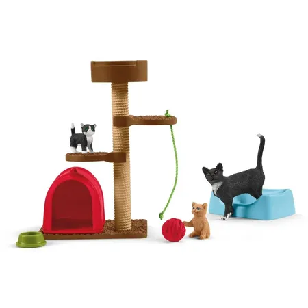 Schleich® 42501 Farm World - Spielspaß für niedliche Katzen