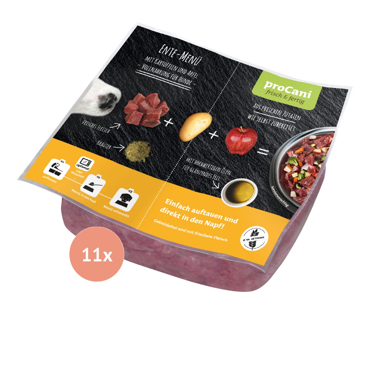 ProCani Menü Geflügelpaket 22x500 g