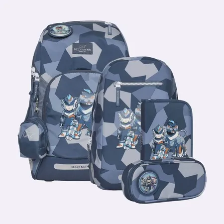 Beckmann Schulrucksackset Active Air FLX Set Tiger Race, 6-teilig