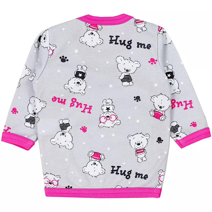 TupTam Baby Mädchen Wickelshirt Langarm 5er Set rosaorange